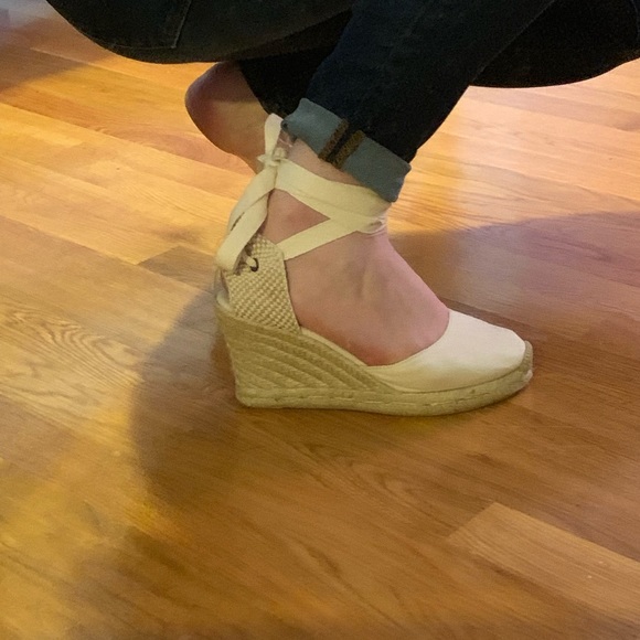 Soludos Linen lace up espadrilles - Picture 4 of 4